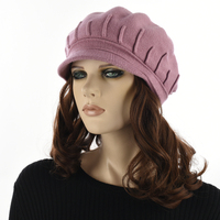 Bamboo Cap with Hair - Joy  | Auburn Brown