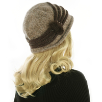 Bamboo Cap with Hair - Joy  | Blonde