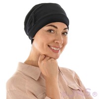 Jersey Turban Katelyn | #4 Black Turban with Sash