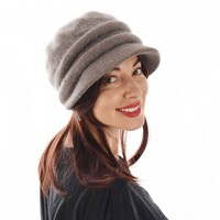 Full Closure Chemo Halo Headband with Hair Mia | Auburn Brown