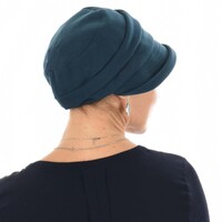 Deep Crown Fashion Hat - Daniela | Teal Blue