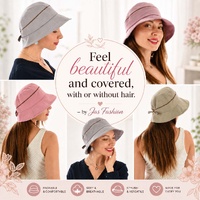 Cloche Sun Hat with Braid Trim - Brooklyn