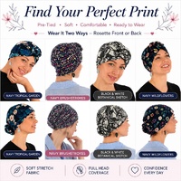 Reversible Printed Pre-Tied Head Wrap Turban