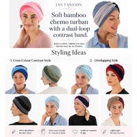 Bamboo Turban & Contrast Loop Band Set