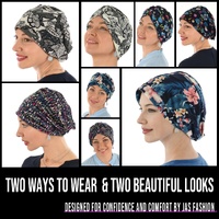 Convertible Scrub Style Turban Cap – Maya
