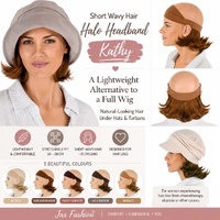 Short Wavy Hair Halo Headband – Kathy