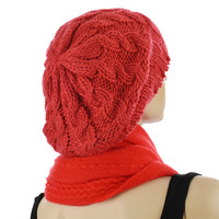 Cable Knit Twist Beanie