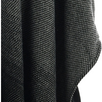 Grey and Black Cape Poncho Wrap