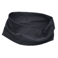 Wide Cotton Lining Headband | Black