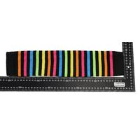 Black Rainbow Leg Warmers 