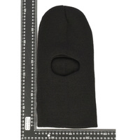 Large View Balaclava Knit Black One Hole