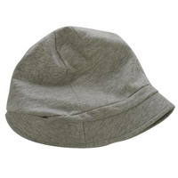 Jersey Slouchy Cloche Hat | Grey - Light Grey