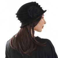 Full Closure Chemo Halo Headband with Hair Mia | Dark Ash Brown