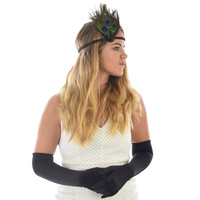 Peacock Feather Flapper Headband