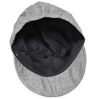 Deep Crown Newsboy Hat | Grey - Medium Grey