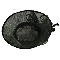 Millinery Evening Hat | Black
