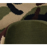 Large View Green Camouflage Slouch Beanie