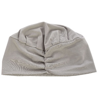 REBECCA COTTON Beanie Turban | Grey - Light Grey | M/L