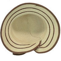Big Bow Cloche Bucket Sun Hat  | Beige