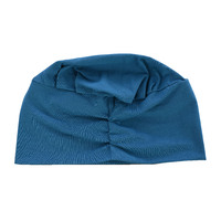REBECCA COTTON Beanie Turban | Blue - Teal Blue | S/M