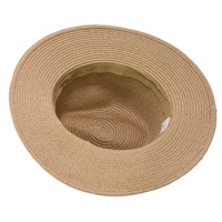 Panama Trilby Sun Hat | Camel / Dark Beige / Tan | 57cm