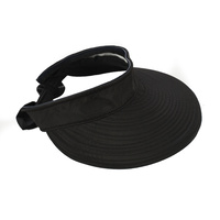 Convertible Golf Visor Hat | Black