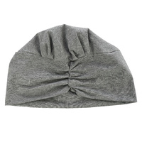 REBECCA COTTON Beanie Turban | Grey - Medium Grey | M/L