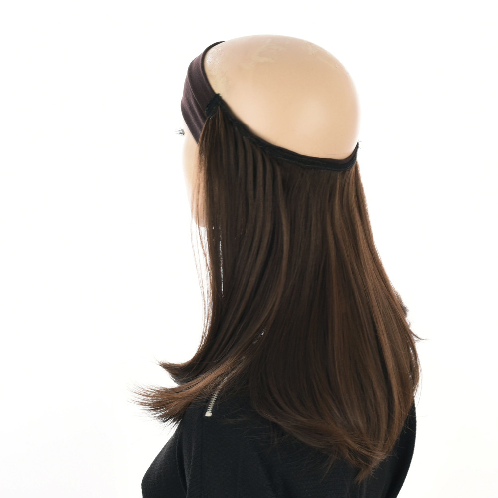 Chemo Halo Headband Hair Extension Cancer Patient Neck Cover Wig