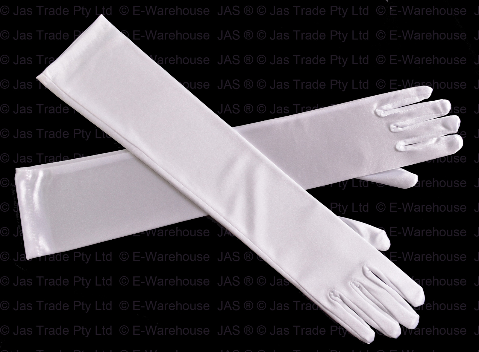 Evening Satin Gloves Elbow Length | Wedding Funeral Formal Party Sydney