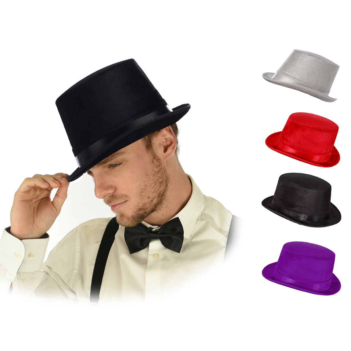 Costume Magician Velvet Top Hat High Hat Wholesale Sydney