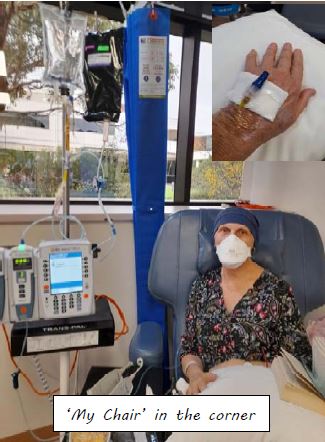 Helen Boyes Receiving Chemotherapy Treatment 