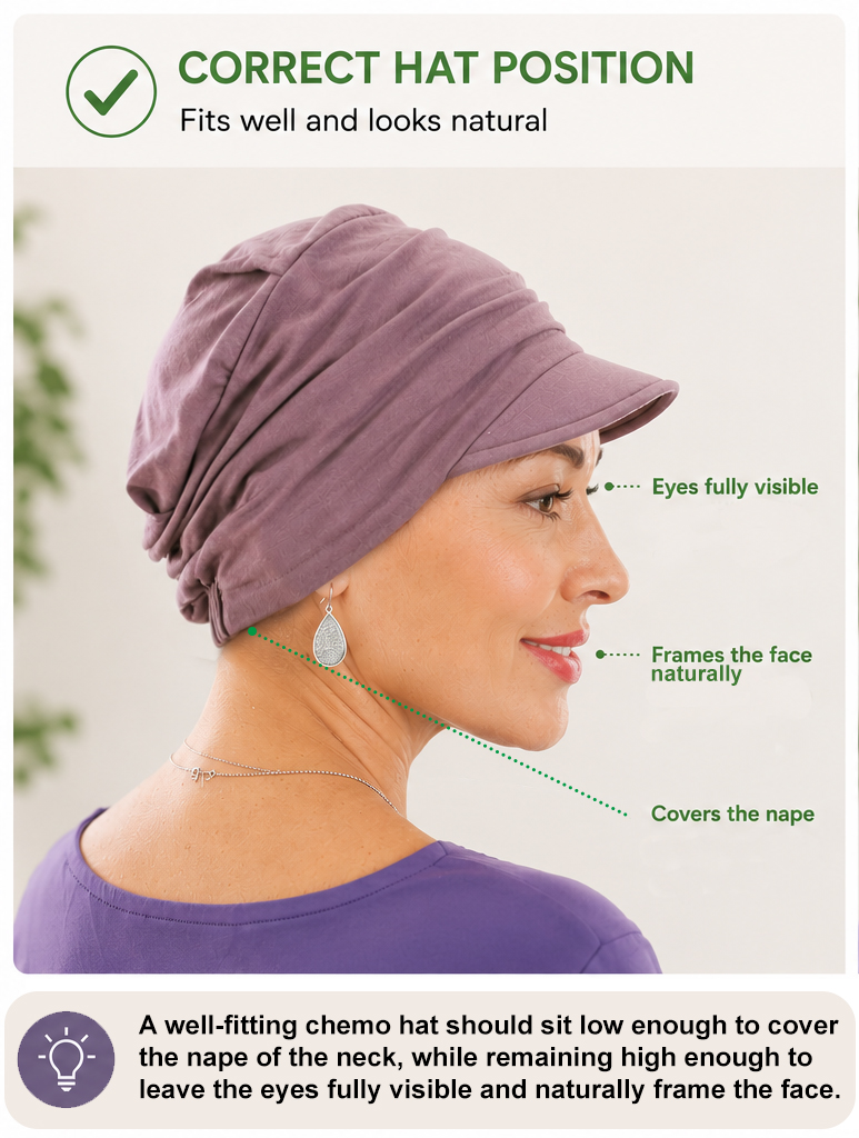 Correct Chemo Hat Position