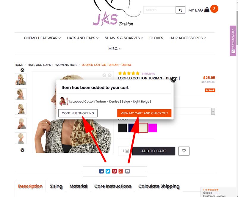 How to Place an Order online Step by Step Guide by Jas Fashion Chemo online Store