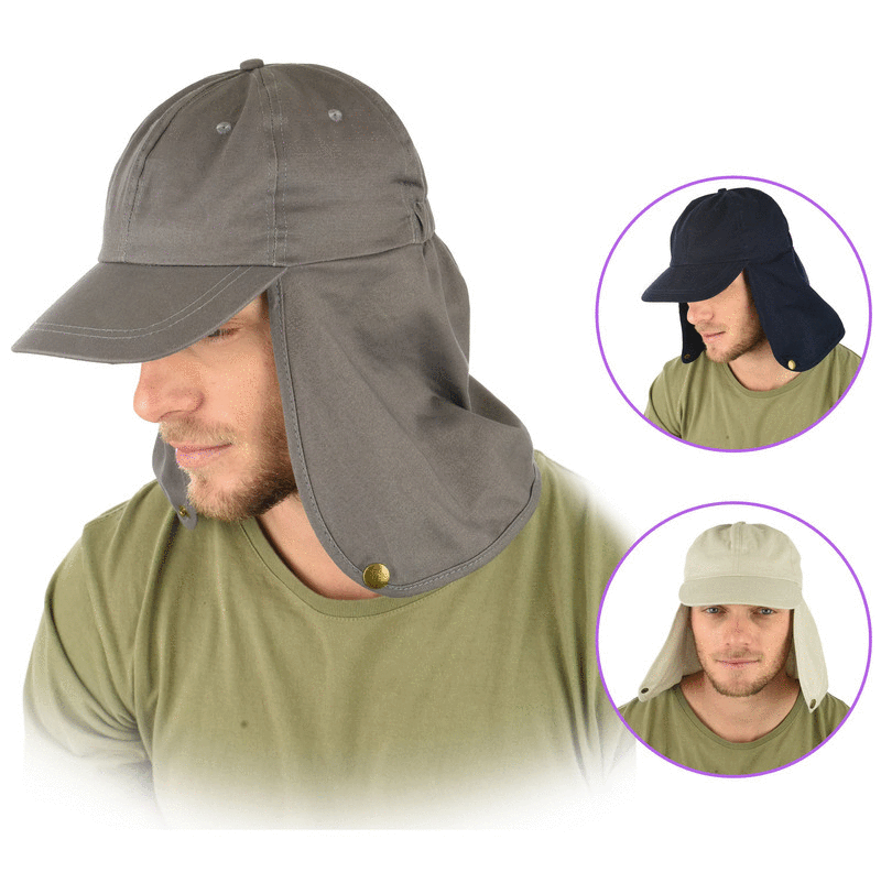 Jas Fashion Legionnnaire Hats with Neck Cover