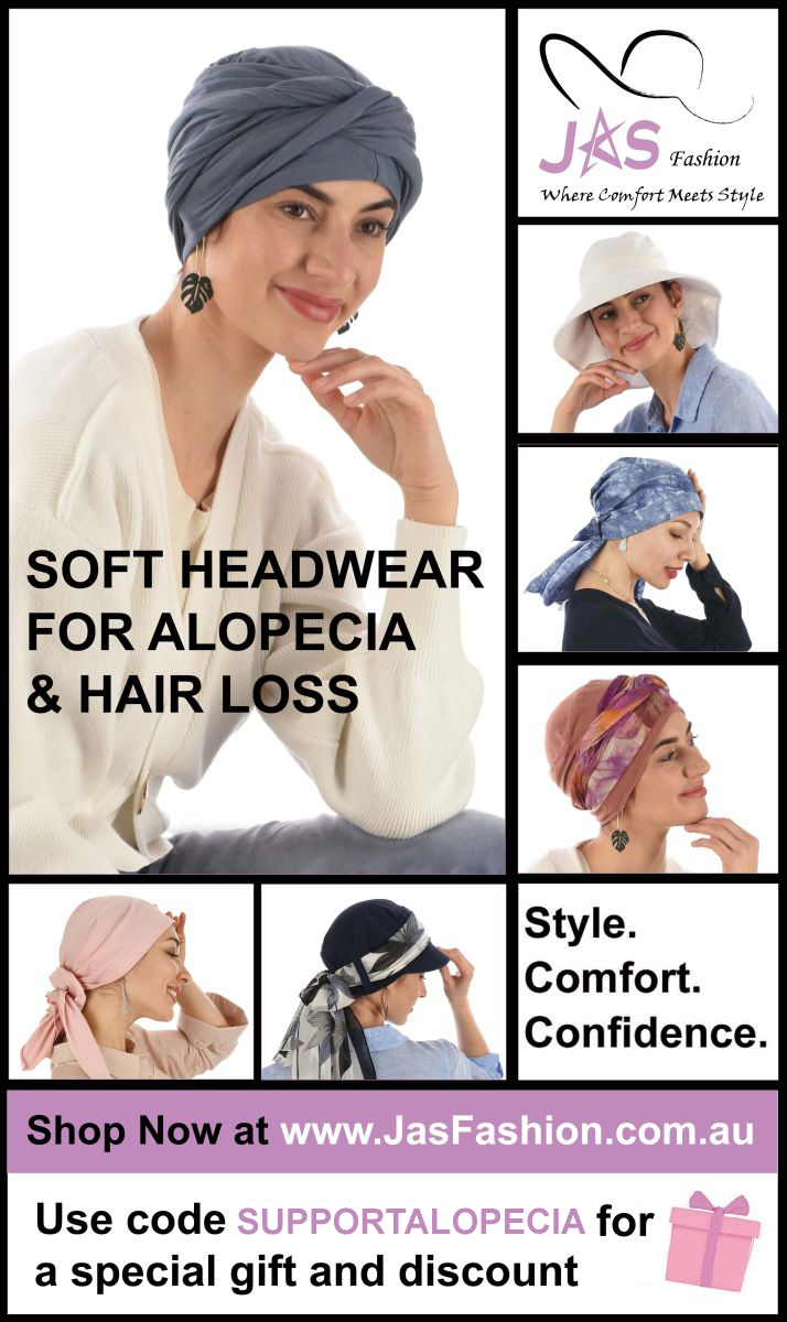 Soft Headwear for Alopecia and Hair Loss