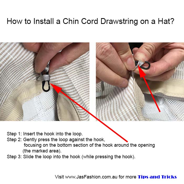 Chin Drawstring Installation