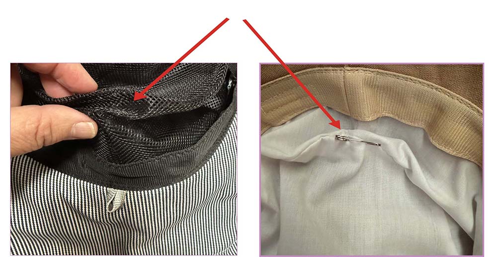 How to modify deep crown hat