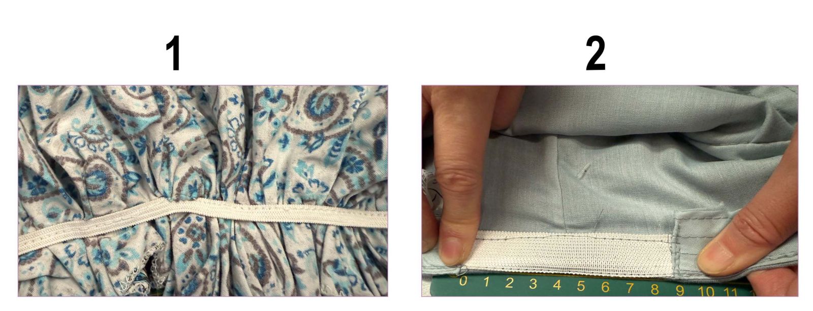 Using Elastic Bands for Reducing Hat Circumference