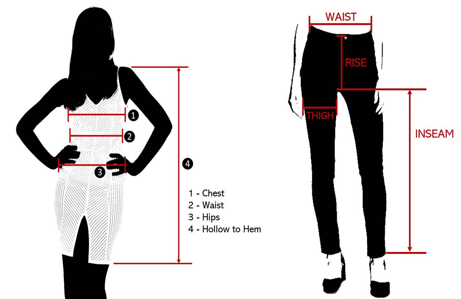 Size Chart – Intrigue Fine Apparel