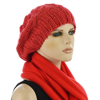 Cable Knit Twist Beanie
