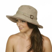 Brim Bendable Sun Hat with Belt For Size Adjustment