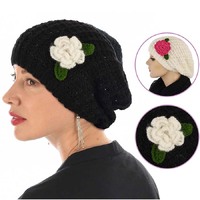 Soft Sequined Lacy Beanie – Dianne