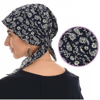 Cotton Floral Print Scarf Durag  | S/M | Option 1