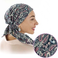 Cotton Floral Print Scarf Durag  | S/M | Option 15