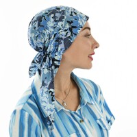 Cotton Floral Print Scarf Durag  | S/M | Option 21