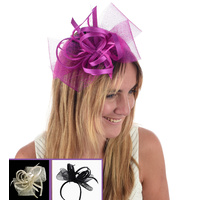 Mesh & Ribbon Butterfly Fascinator 