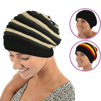 Ribbed Beanie with Soft Seamless Liner 