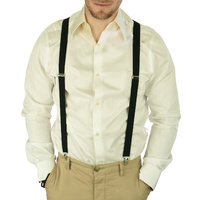 Suspenders Solid Plain Colours