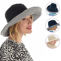 Foldable Linen Wide Brim Sun Hat