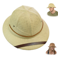 Safari Jungle Hard Pith Helmet Hat 